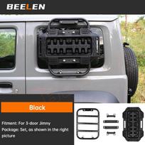 Off-Road Recovery Traction Boards + Window Ladder Brackets For Suzuki Jimny JB64 JB74W 2019-2023 Mud Sand Self Rescue Anti-Skid juoda