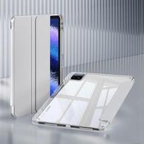 Skaidrus Hard Acrylic Funda skirtas Redmi pad SE 11 colių Smart dėklas Xiaomi mipad 6 11 MI PAD 5 PRO 11 12.1 dangtelis su rašiklio stovo laikikliu Redmi pad se 11inch pilka spalva