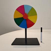 15 cm trinamas ruletės mokymo rekvizitas ir loterijos ratas brown