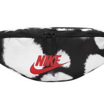 Nike Heritage Polyester Fanny Pack Regular Unisex Black White Casual DO6801-010 juoda balta spalva