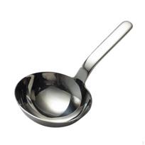 Didelis ramen sultinio šaukštas, sriubos samtis, tvirtas, gilus, padažams, konsomė semti black