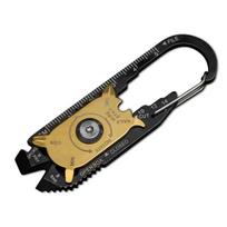 Outdoor 20 in 1 Multi Functional Combination Tool Stainless Steel EDC Tool Card Mountaineering Portable Home Emergency Keychain black