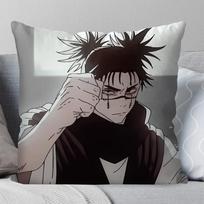 Double Sided Jujutsu Kaisen Choso Pillow Cover Anime Theme Party Decoration for Fan Events and Cosplay Gatherings 45cmx45cm white
