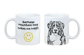 Bernese Mountain Dog, Berner Sennenhund - cup with a dog, cheerful cup for a dog lover, personalized gift from the Art-Dog brand balta