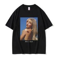 2026 Sabrina Carpenter Printed Pattern Tshirt for Women's Casual Fashion Short Sleeved T-shirt Harajuku Clothing T-shirt Tops... 5XL įvairiaspalvis
