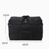 Extra-Large Airline Checked Travel Luggage Bag for Cross-Border Trips black