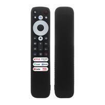 Silicone Remote Control Cover Case Anti Slip Television Remote Cover All Inclusive For TCL RC902V FMR1 Voice Remote With Lanyard juoda