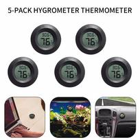 Digital Hygrometer Thermometer Gauge Pack of 5, Accurate Temperature and Humidity Monitor for Home and Office juoda