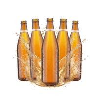 5X GLASS BOTTLE FOR VICHY LIGHT BEER 500ML