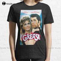 Grease Classic TShirt Pirate Shirt Unisex Custom Aldult Teen Unisex Digital Printing Tee Shirt Xs5xl Cotton Christmas Gift New 4XL gray