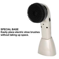 Electric Shoe Polisher Rechargeable Shoe Cleaning Leather Care Portable Handheld Shoe Shine KitChampagne black