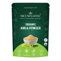 Neuwganic Organic Amla Powder for Eating & Hair Growth | India Organic and Usda Certified | Gooseberry Superfood for Skin Glow, Immunity, Weight