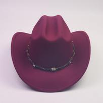 European, American and Western Cowboy Hat Tibetan Retro Men's and Women's Jazz Hat Shade Beach Top Hat Jazz Hat M（56-58cm） blue