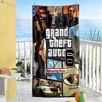 Grand Theft Auto Beach Towel High Absorbency Quick-Dry Comfortable Lightweight Perfect for Traveling Yoga Camping and Swimming 80cmx160cm(31x63inch)