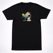 Richard Scarry Mr Fix It Fox Shirt Kids Book Character Cartoon Blacksmith Tee L gray