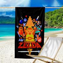 Beach Towel with Z-Zelda Legends Pattern - soft,absorbent,machine washable Lightweight&Modern,swimming,Travel Essentials 70cmx140cm(27x55inch)