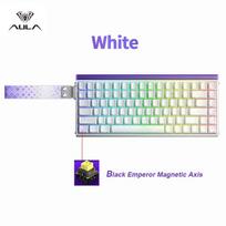 AULA HERO 84 HE Wired Mechanical Keyboard Music Rhythm RGB Gaming Keyboard 8K Return Magnetic Switch High Performance Keyboard