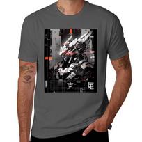 Armored Core VI Mecha - Glitch T-Shirt t shirts for man cotton funny man t shirts high quality luxury brand T-Shirt L black
