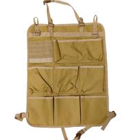 Universal Vehicle Seat Back Organizer Military Style Camo Storage Bag with 7 Pockets Tactical Auto Organizer for Car Truck SUV
