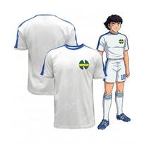 2026 Anime Captain Tsubasa Futbolo Rinkinys Vaikams Suaugusiems Nankatsu Tsubasa Toho Hyuga Misaki Wakabayashi Retro Futbolo Marškinėlių Rinkinys Uniforma 5XL white