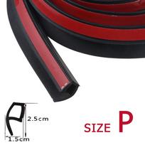 EPDM guma Sandarinimo juosta Automobilio durų sandarinimo juosta Didelis D Mažas D Z P tipo Vandeniui atsparus Garso izoliacija Garso nepraleidžiantis automobilio sandariklis 3M klijai brown