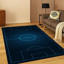 3D futbolo žalias futbolo aikštės sportinis kilimas svetainei, sofai, namų miegamajam, durų kilimėlis, dekoras, žaidimų kambario neslystantis kilimas 40x60cm brown