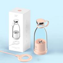 New Mini Portable Blender Electric Juicer Fruit Mixers Fruit Home Smoothies Mixer Multifunctional Juice Maker Machine Blender rožinė