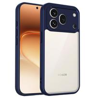 For Honor 600 Pro Air Cushion Silicon Bumper Clear Matte Back Cover Hard Case Shell Honor 400 Lite Phone Coques Honor 600 Lite Honor 400 Smart mėlyna