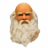 Realistiška latekso senolio veido kaukė Helovinui, patvari ir kvėpuojanti Grandpa Christmas