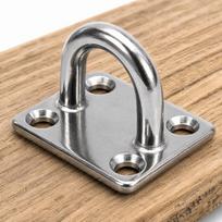 36pcs Punch Bag Hook Wall Mount Hooks Steel Material Marine Hardware Hooks Pad Eye Plates  For Yoga M8