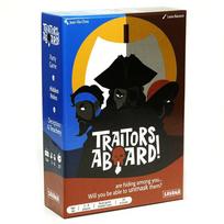 Traitor Aboard Pirate Card Game With Copper Paper For Family Gathering And Social Play black