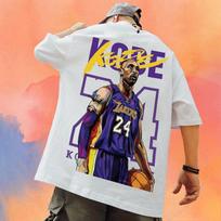 (Official Shop) NBA T KOBE BRYANT TRIBUTE  - MORE THAN BASKETBALL TOPS T  FOR Unisex shirt Cotton Oversize Large Size XXXXL white
