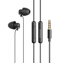 Originalios Lenovo Y129 ASMR laidinės ausinės C tipo/3,5 mm HiFi stereo garsas Laidinės miego ausinės Triukšmą slopinančios ausinės telefonui 3.5mm juoda