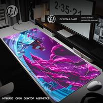Rocket League pelės kilimėlis Žaidėjo Kompiuterio Didelis x XXL Stalo kilimėlis Klaviatūra Esporto žaidimų aksesuarai pelės kilimėlis x Dovana 40x80x0.2cm