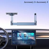 Oatsbasf Dual-position Car Screen Phone Holder Stand Aluminum Adjustable for Tesla Model 3 Highland Y Universal Car Accessories