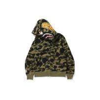Bape Medicom Toy1st Camo Shark Bear Full Zip Hoodie 001ZPF801001X XXL black