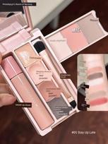 Comprehensive Mini Plate! Judydoll JudydoLL Travel Palm Plate Matte Makeup Palette Highlight Eyeshadow Blush Eyelashes white