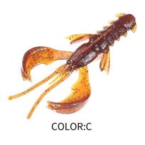 Supercontinent CRAZY nimble Total length 8cm/4.2cm Lobster Soft Lure Fishing Lures Attractive Shrimp odor salt Wobbler 8mm6pcs3.4g