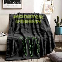 Monster Energy (14) Blanket Suitable For All Seasons And Perfect For Naps Features Vibrant Colors An Ideal Gift For Family And Friends 80cmx120cm gray