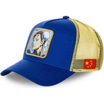 Street Fighter Mesh Cap Cartoon Mesh Cap Men's and Women's Baseball Cap Fashion Hip Hop 04 beige