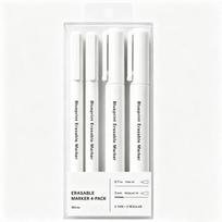 Double-Sided Reusable Writing Desk Pad Smooth Surface Mat with Portable Pens for Art Craft DIY Project Home Use pen 4pcs white