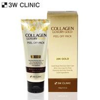 3W CLINIC Collagen Luxury Gold Peel Off pakuotė 100g beige