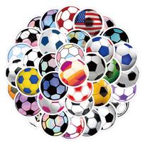 60 futbolo lipdukų Dekoratyvus užrašų knygutė Riedlentė Lagaminas Automobilis Piešiniai Sportas Futbolo lipdukai black