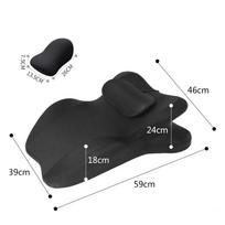 Couples Butt Cushion Memory Foam Wedge Pillow Bed Pillow for Reading Sleeping Lying Lumbar Support Pillow juoda