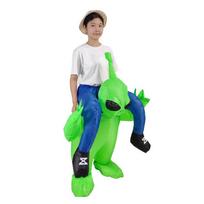 Helovino ateivio vaiduoklio pripučiamas kostiumas - Riboto leidimo scenos pasirodymams ir vakarėliams Adult 155-190cm green
