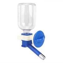 Pet Water Feeder Dog Cage Hanging Water Fountain Dispensers Ball Cat Drinking Bottle white