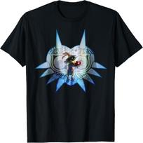 The Legend of Zelda Majora's Mask Portrait Fill T-Shirt XXL gray