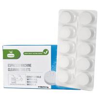Espresso Machine Cleaning Tablets Effervescent Descaling & Oil Remover Pipe Grease Cleaning for Coffee Maker Pot Descaling Drip 10 Pieces A green
