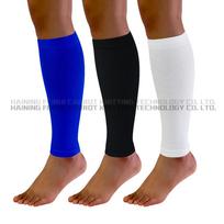 3-Pair Leg Guard Compression Sleeves for Football - Elastic Calf Protection, Men & Women blue