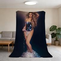 Singer S-Shakira Antklodė Super Šilta Patogi Pliušinė Mėtoma Antklodė Vaikams Namų Sofai Miegamojo Dovana Size: 75*100cm, Weight: 230 GSM gray